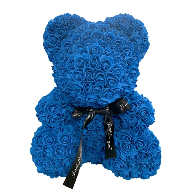 Care Heart Rose Bear