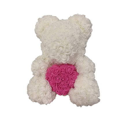 Care Heart Rose Bear