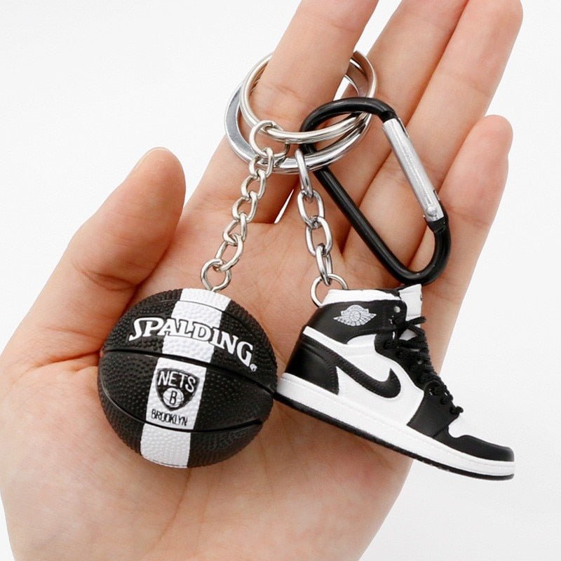 Basketball Sneaker Key Chain