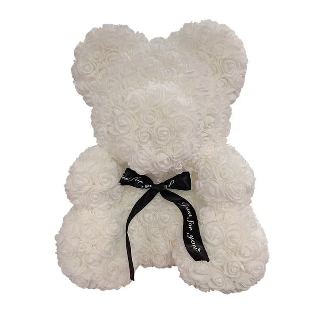 Care Heart Rose Bear