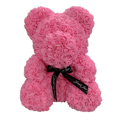 Care Heart Rose Bear