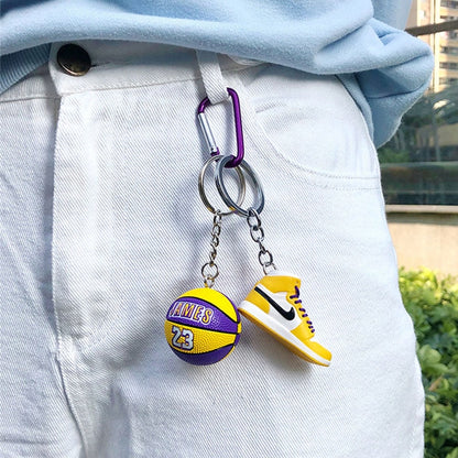 Basketball Sneaker Key Chain