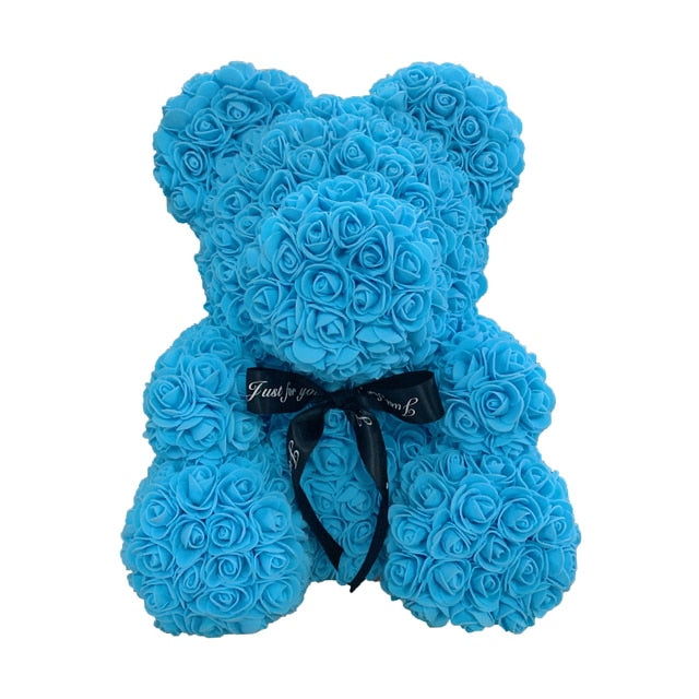 Care Heart Rose Bear
