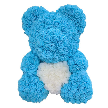 Care Heart Rose Bear