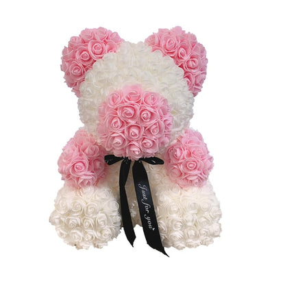 Care Heart Rose Bear