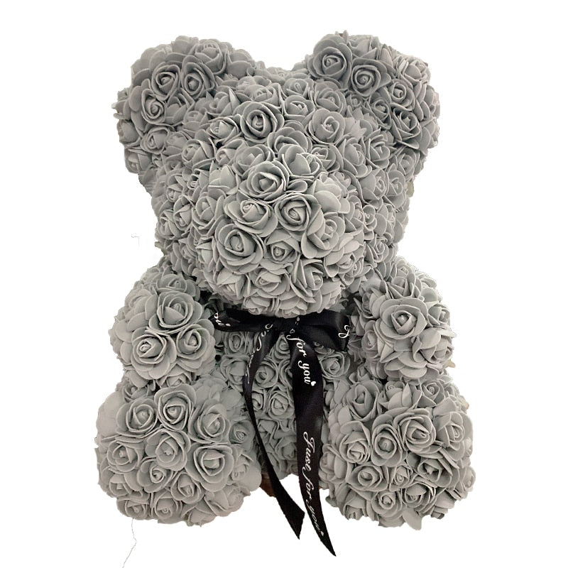 Care Heart Rose Bear