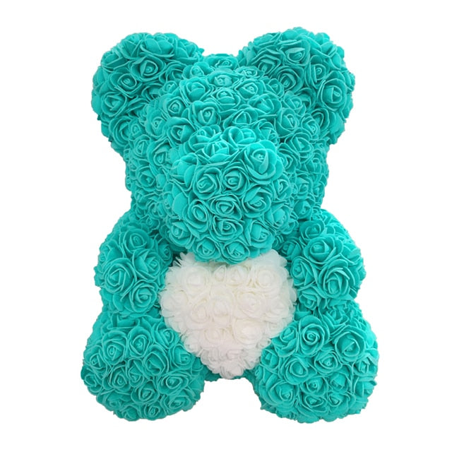 Care Heart Rose Bear