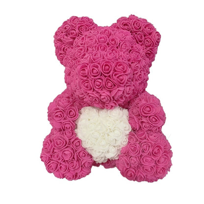 Care Heart Rose Bear