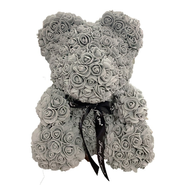 Care Heart Rose Bear